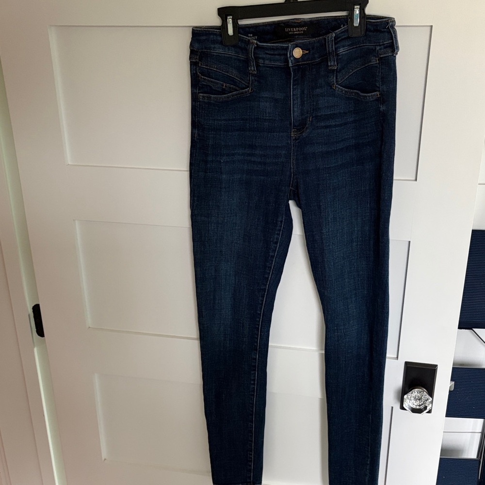 Liverpool Women's Deep Indigo Skinny Jeans